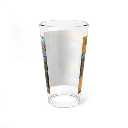 Greetings From Brunswick GA (Greeting Postcards) Pint Glass 16oz - Go Mug Yourself