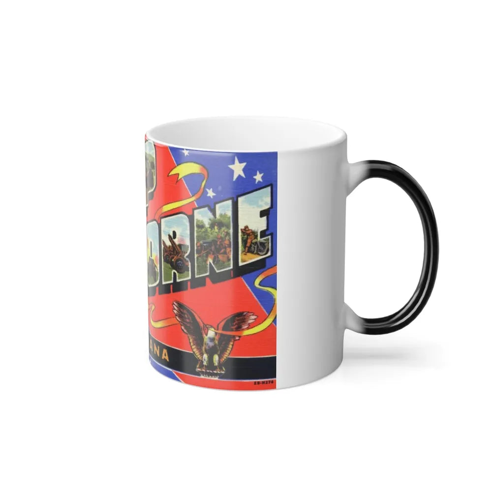 Greetings from Camp Claiborne Louisiana (Greeting Postcards) Color Changing Mug 11oz-Go Mug Yourself