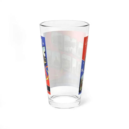 Greetings from Camp Claiborne Louisiana (Greeting Postcards) Pint Glass 16oz - Go Mug Yourself