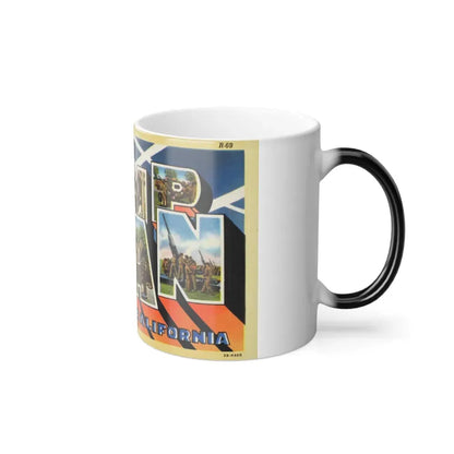 Greetings from Camp Haan California (Greeting Postcards) Color Changing Mug 11oz - Go Mug Yourself