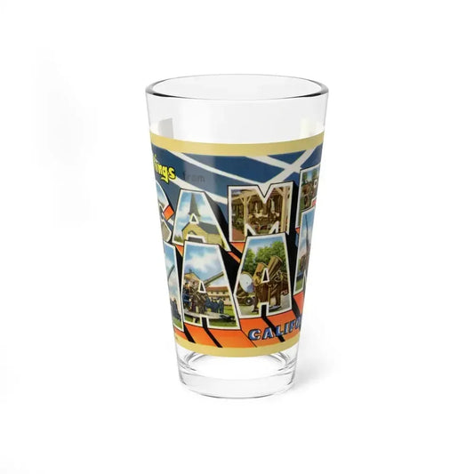 Greetings from Camp Haan California (Greeting Postcards) Pint Glass 16oz 16oz - Go Mug Yourself