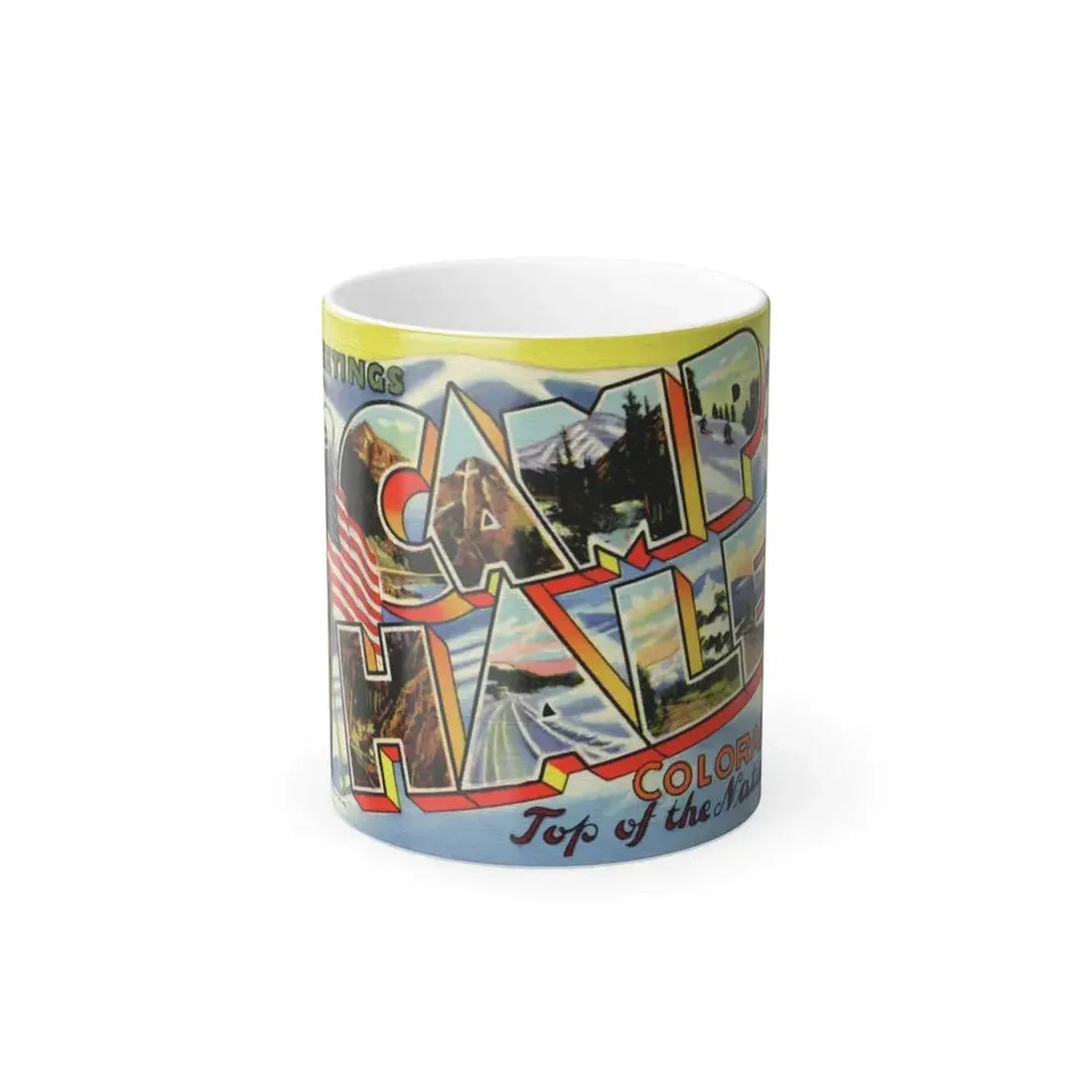 Greetings from Camp Hale Colorado (Greeting Postcards) Color Changing Mug 11oz Default Title 11oz - Go Mug Yourself