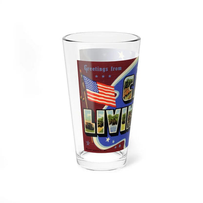 Greetings from Camp Livingston Louisiana (Greeting Postcards) Pint Glass 16oz-Go Mug Yourself