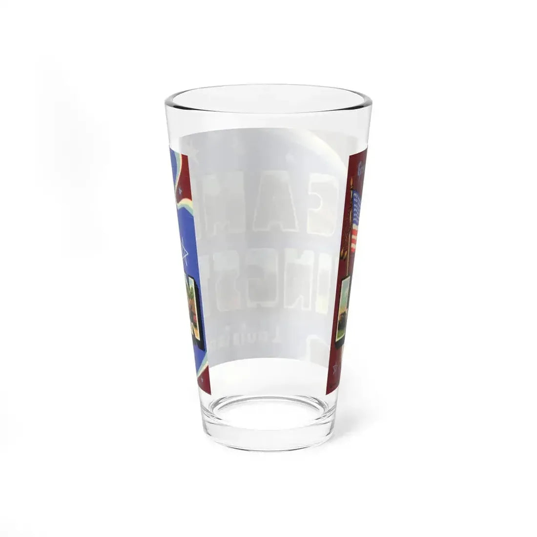 Greetings from Camp Livingston Louisiana (Greeting Postcards) Pint Glass 16oz - Go Mug Yourself