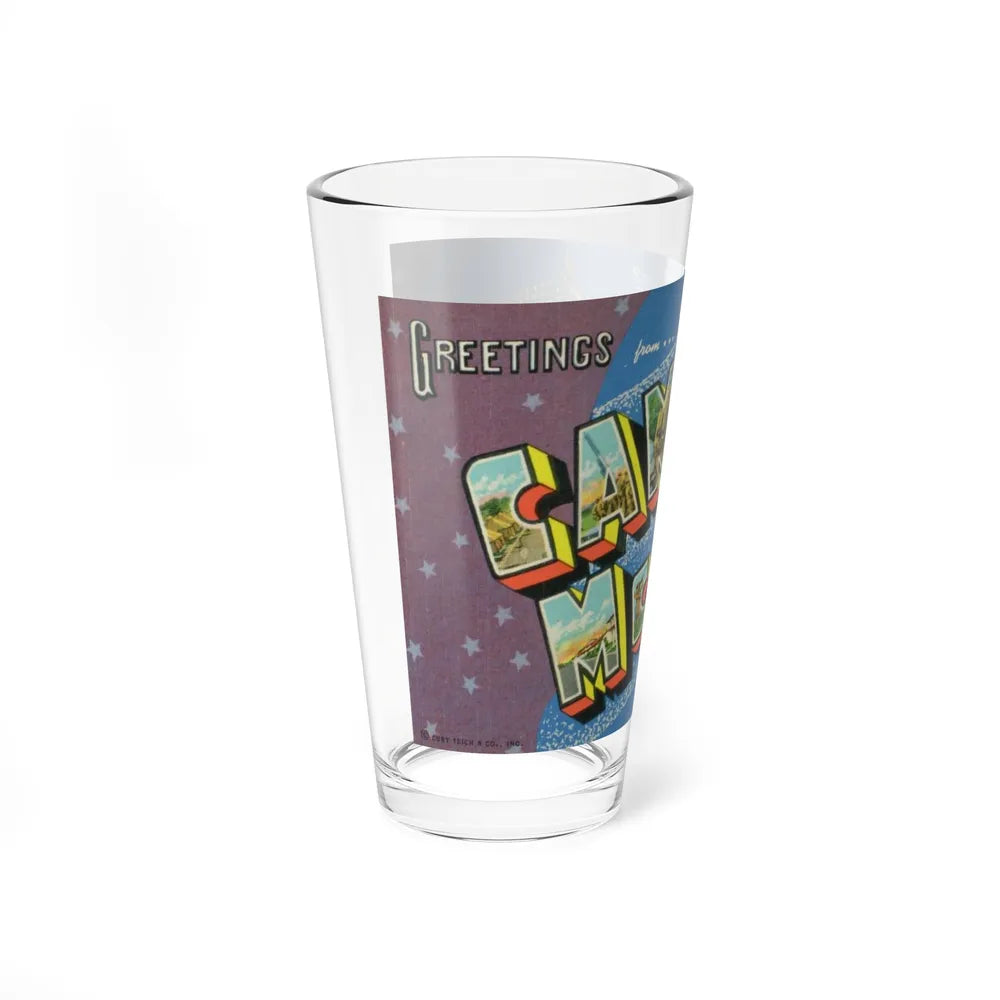 Greetings from Camp Mc Coy Wis (Greeting Postcards) Pint Glass 16oz-Go Mug Yourself