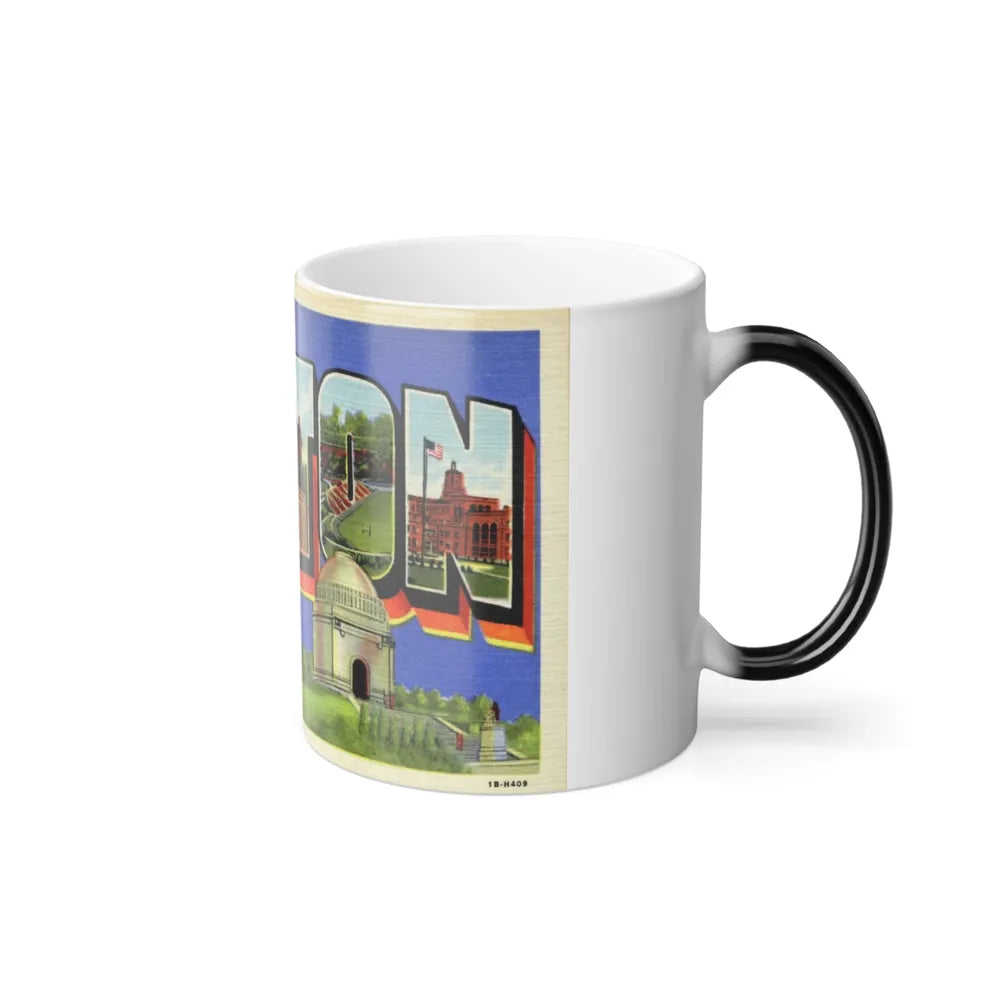 Greetings from Canton Ohio (Greeting Postcards) Color Changing Mug 11oz-Go Mug Yourself