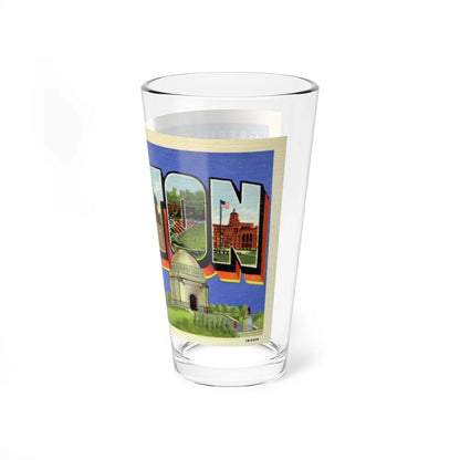 Greetings from Canton Ohio (Greeting Postcards) Pint Glass 16oz-Go Mug Yourself