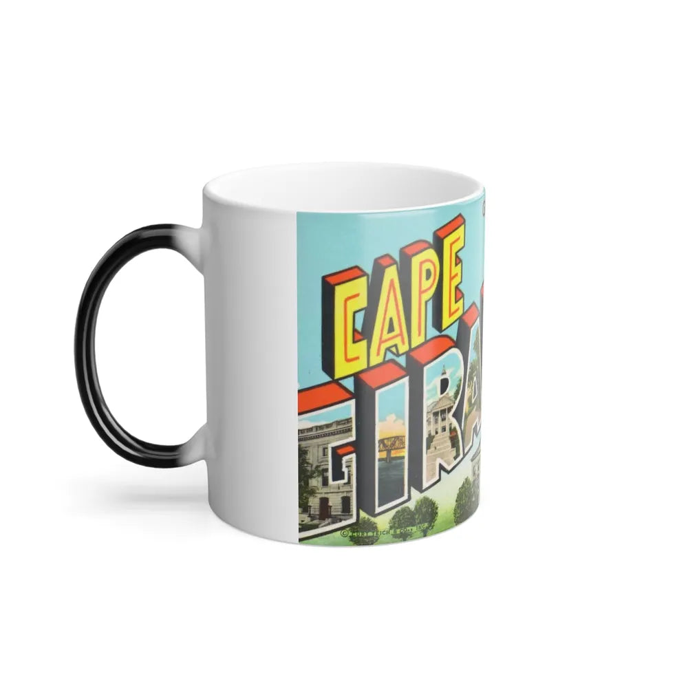 Greetings from Cape Girardeau Missouri (Greeting Postcards) Color Changing Mug 11oz-Go Mug Yourself