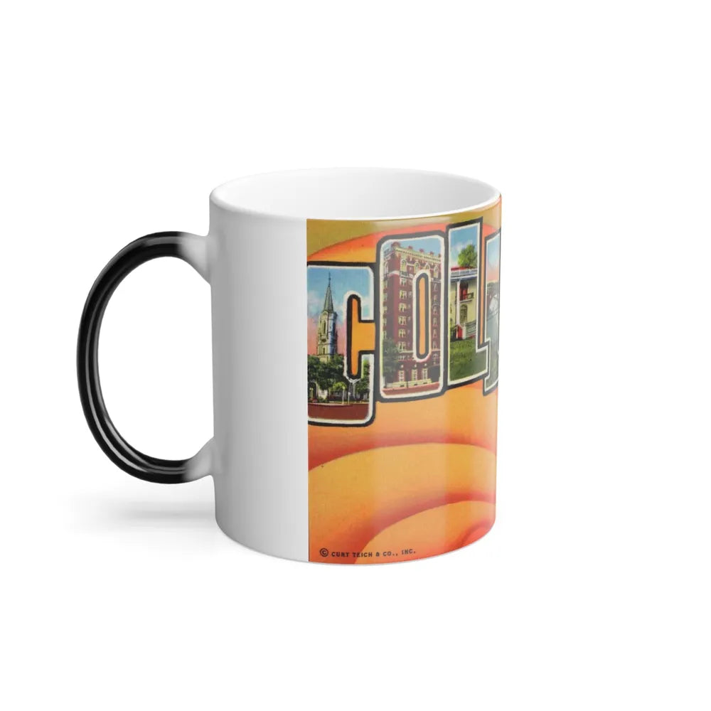 Greetings from Columbus Georgia (Greeting Postcards) Color Changing Mug 11oz-Go Mug Yourself