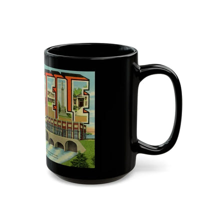 Greetings from Cordele GA (Greeting Postcards) Black Coffee Mug-Go Mug Yourself