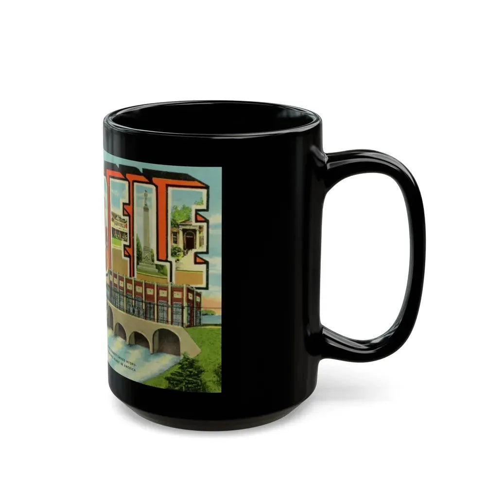 Greetings from Cordele GA (Greeting Postcards) Black Coffee Mug - Go Mug Yourself