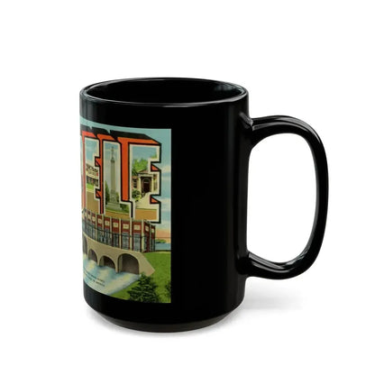 Greetings from Cordele GA (Greeting Postcards) Black Coffee Mug - Go Mug Yourself