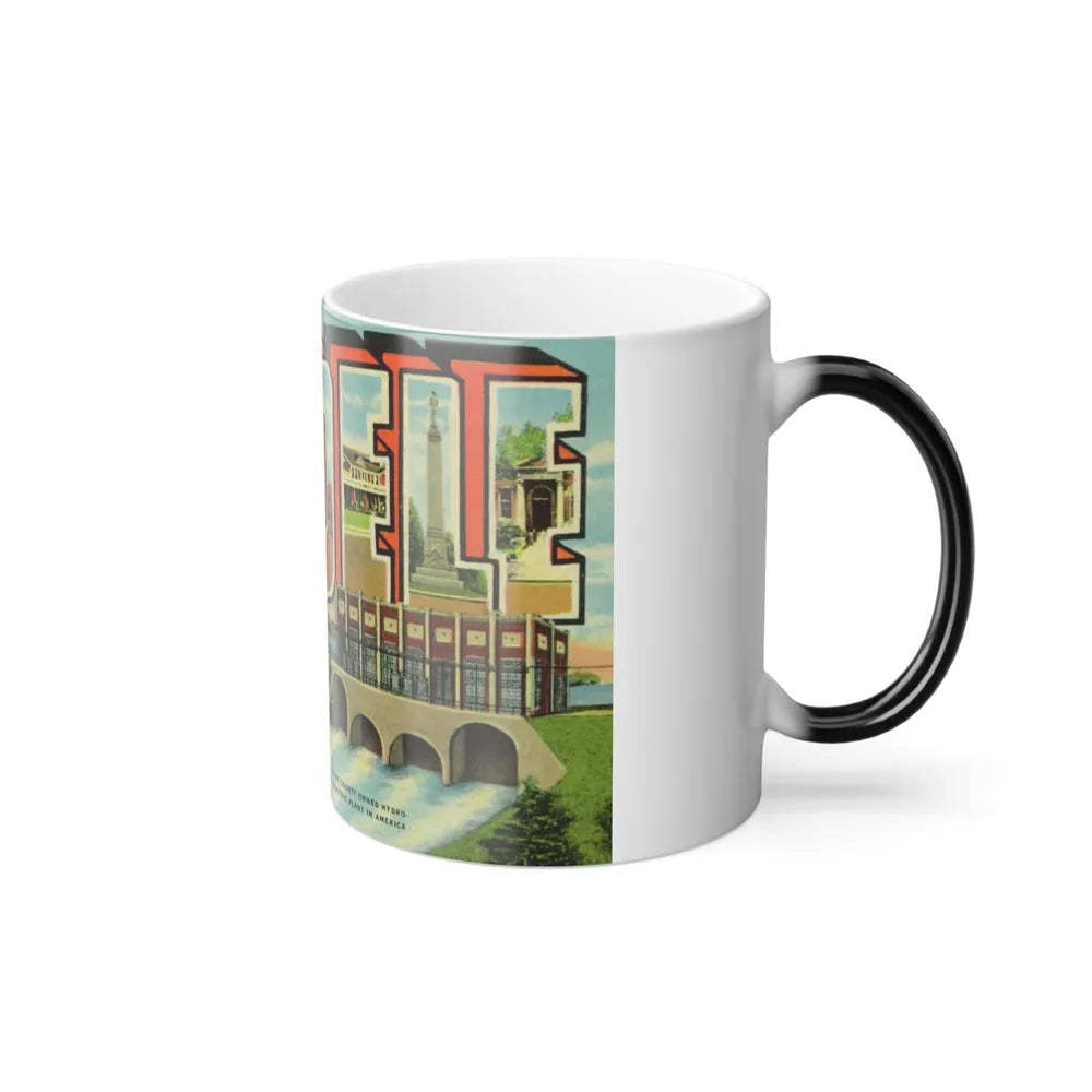 Greetings from Cordele GA (Greeting Postcards) Color Changing Mug 11oz-Go Mug Yourself