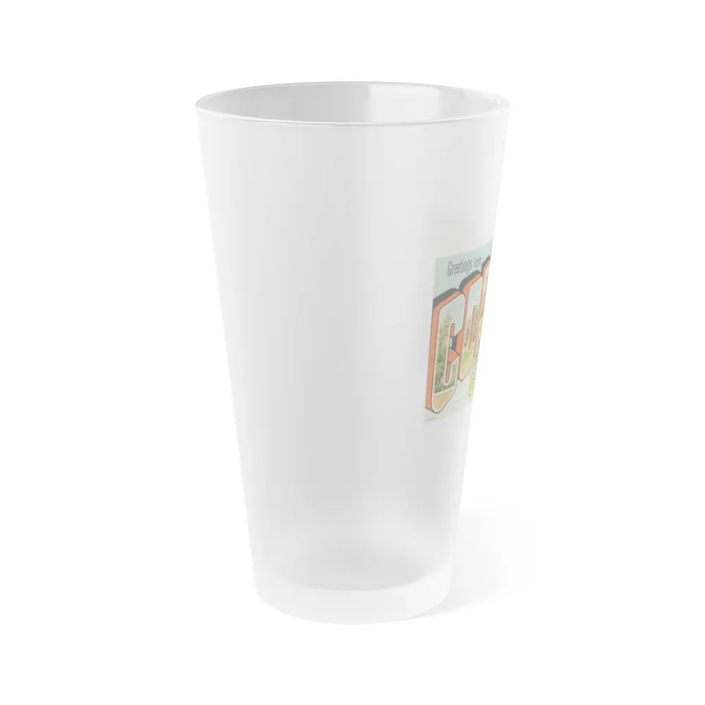 Greetings from Cordele GA (Greeting Postcards) Frosted Pint Glass 16oz-Go Mug Yourself