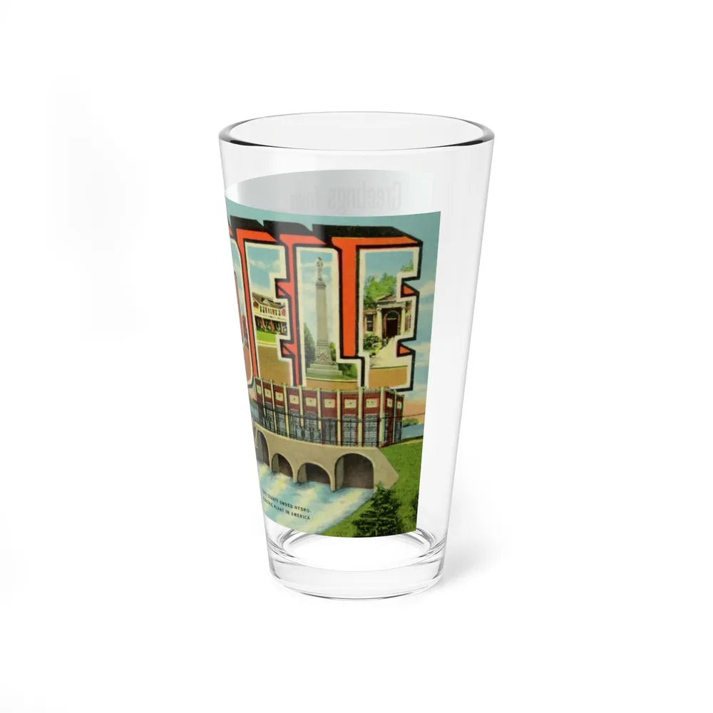 Greetings from Cordele GA (Greeting Postcards) Pint Glass 16oz-Go Mug Yourself