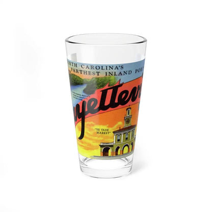 Greetings from Fayetteville N C (Greeting Postcards) Pint Glass 16oz-16oz-Go Mug Yourself