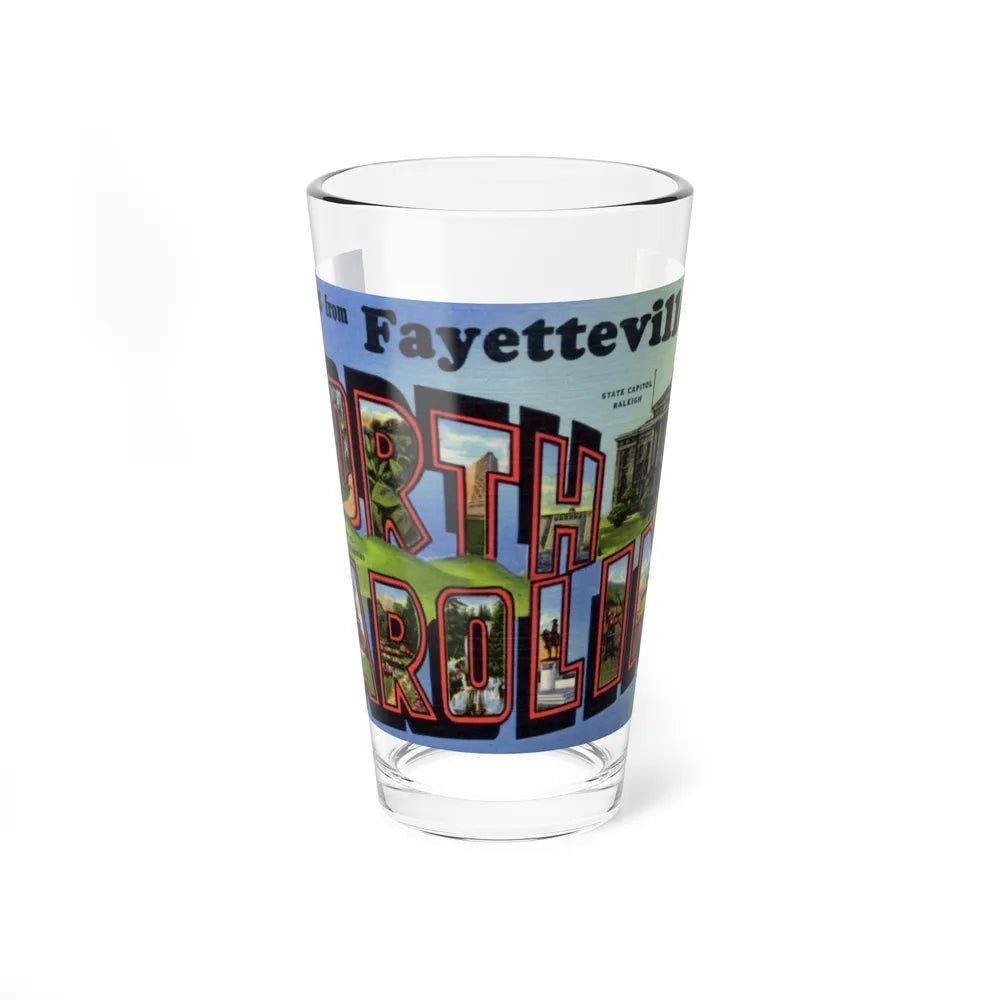 Greetings from Fayetteville North Carolina (Greeting Postcards) Pint Glass 16oz-16oz-Go Mug Yourself