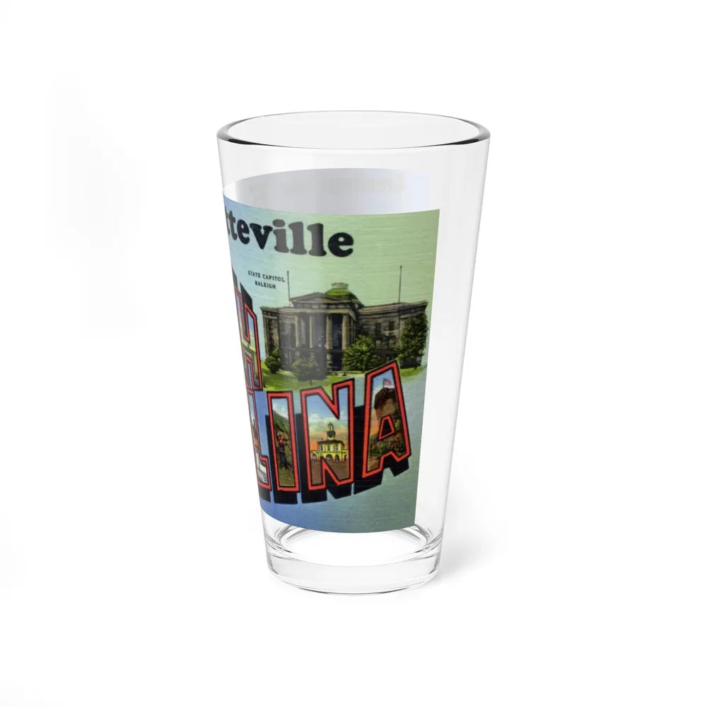 Greetings from Fayetteville North Carolina (Greeting Postcards) Pint Glass 16oz-Go Mug Yourself