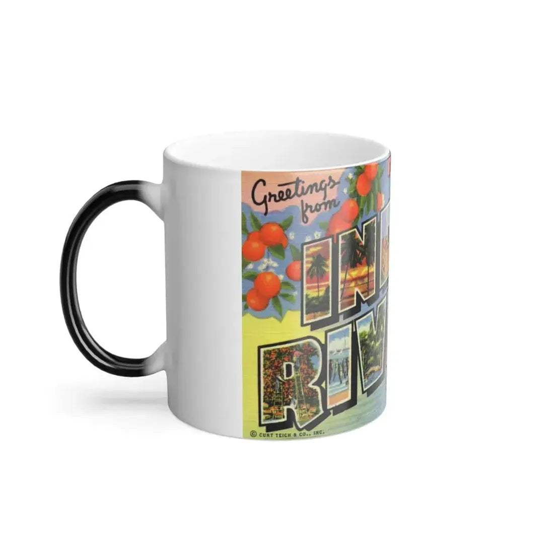 Greetings from Floridas Indian River section (Greeting Postcards) Color Changing Mug 11oz - Go Mug Yourself