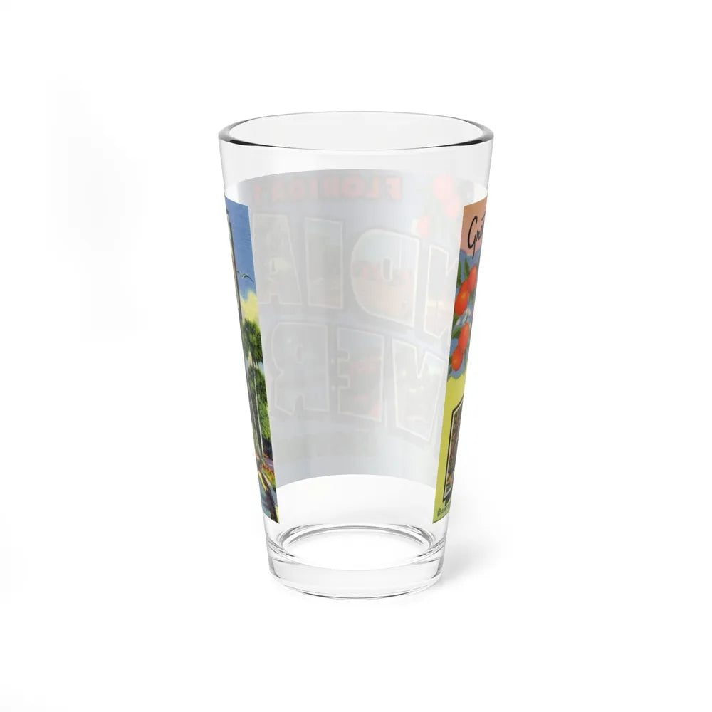 Greetings from Floridas Indian River section (Greeting Postcards) Pint Glass 16oz-Go Mug Yourself