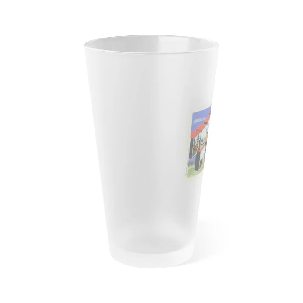 Greetings from Fort Bragg NC (Greeting Postcards) Frosted Pint Glass 16oz-Go Mug Yourself