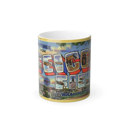 Greetings from Geiger Field Washington (Greeting Postcards) Color Changing Mug 11oz Default Title 11oz - Go Mug Yourself