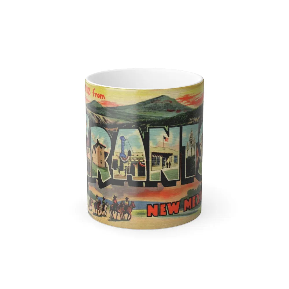 Greetings from Grants New Mexico (Greeting Postcards) Color Changing Mug 11oz-11oz-Go Mug Yourself