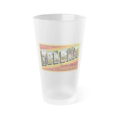 Greetings from Helena (Greeting Postcards) Frosted Pint Glass 16oz Default Title - Go Mug Yourself