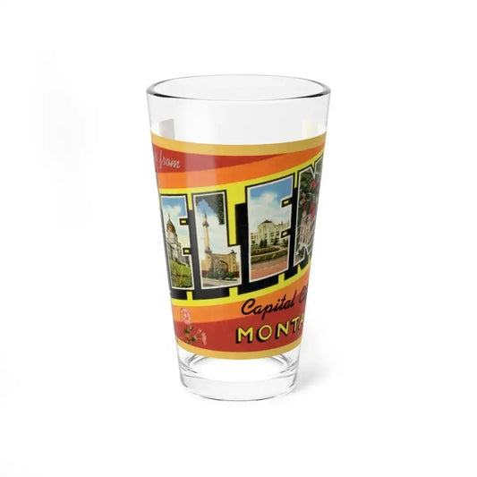 Greetings from Helena (Greeting Postcards) Pint Glass 16oz 16oz - Go Mug Yourself