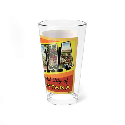 Greetings from Helena (Greeting Postcards) Pint Glass 16oz-Go Mug Yourself