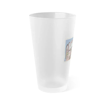 Greetings from Hempstead (Greeting Postcards) Frosted Pint Glass 16oz - Go Mug Yourself