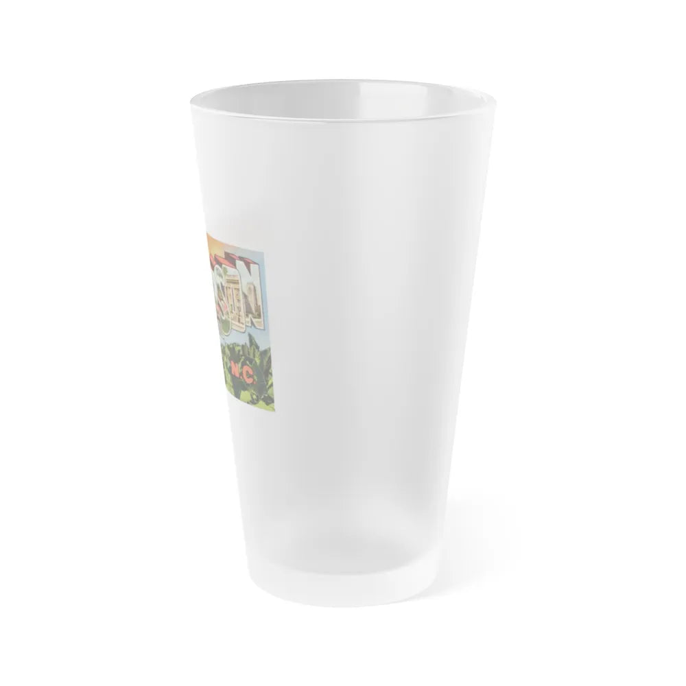 Greetings from Henderson N C (Greeting Postcards) Frosted Pint Glass 16oz-Go Mug Yourself