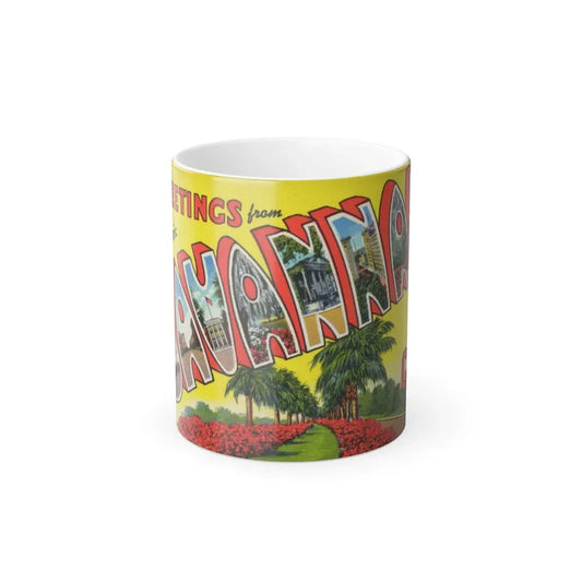 Greetings from historic Savannah Ga (Greeting Postcards) Color Changing Mug 11oz Default Title 11oz - Go Mug Yourself