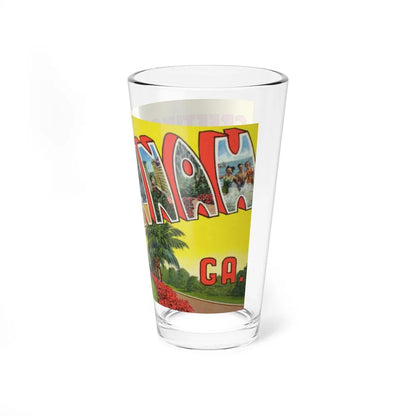 Greetings from historic Savannah Ga (Greeting Postcards) Pint Glass 16oz-Go Mug Yourself