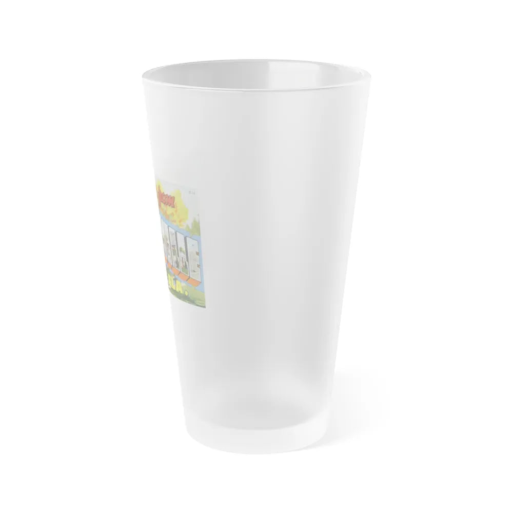 Greetings from Huntsville Ala (Greeting Postcards) Frosted Pint Glass 16oz-Go Mug Yourself