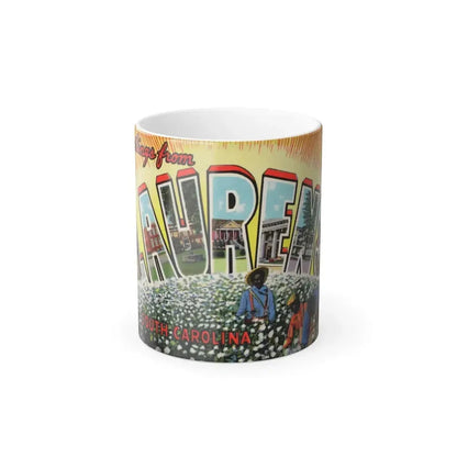 Greetings from Laurens South Carolina (Greeting Postcards) Color Changing Mug 11oz Default Title - Go Mug Yourself