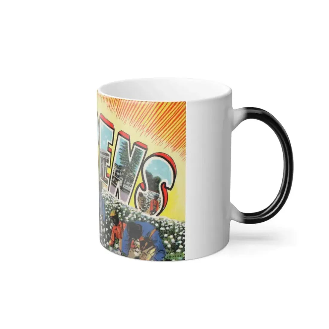 Greetings from Laurens South Carolina (Greeting Postcards) Color Changing Mug 11oz - Go Mug Yourself