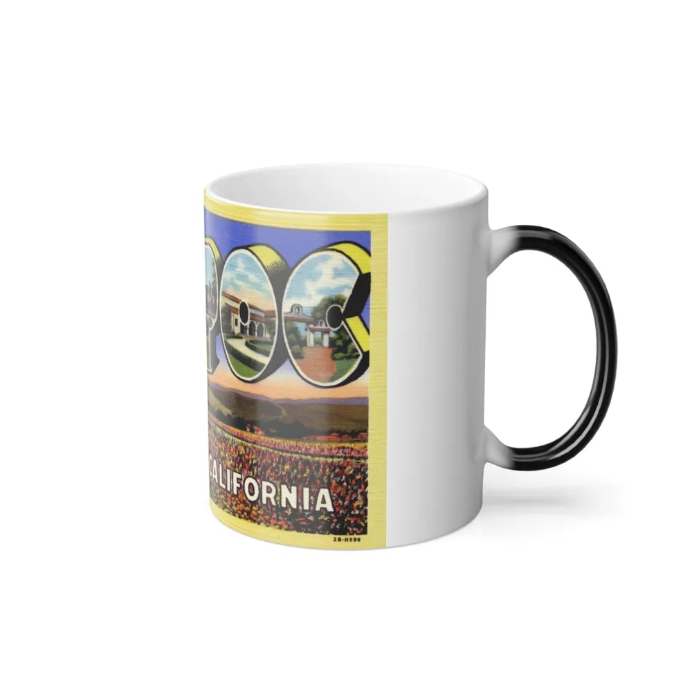 Greetings from Lompoc California (Greeting Postcards) Color Changing Mug 11oz-Go Mug Yourself