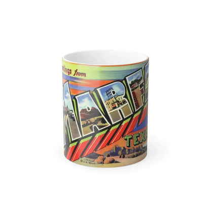 Greetings from Marfa Texas (Greeting Postcards) Color Changing Mug 11oz Default Title 11oz - Go Mug Yourself