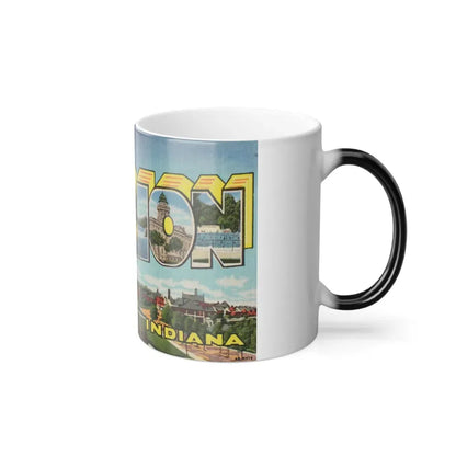 Greetings from Marion Indiana (Greeting Postcards) Color Changing Mug 11oz - Go Mug Yourself