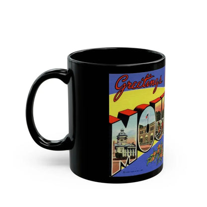 Greetings from Moultrie Georgia (Greeting Postcards) Black Coffee Mug - Go Mug Yourself