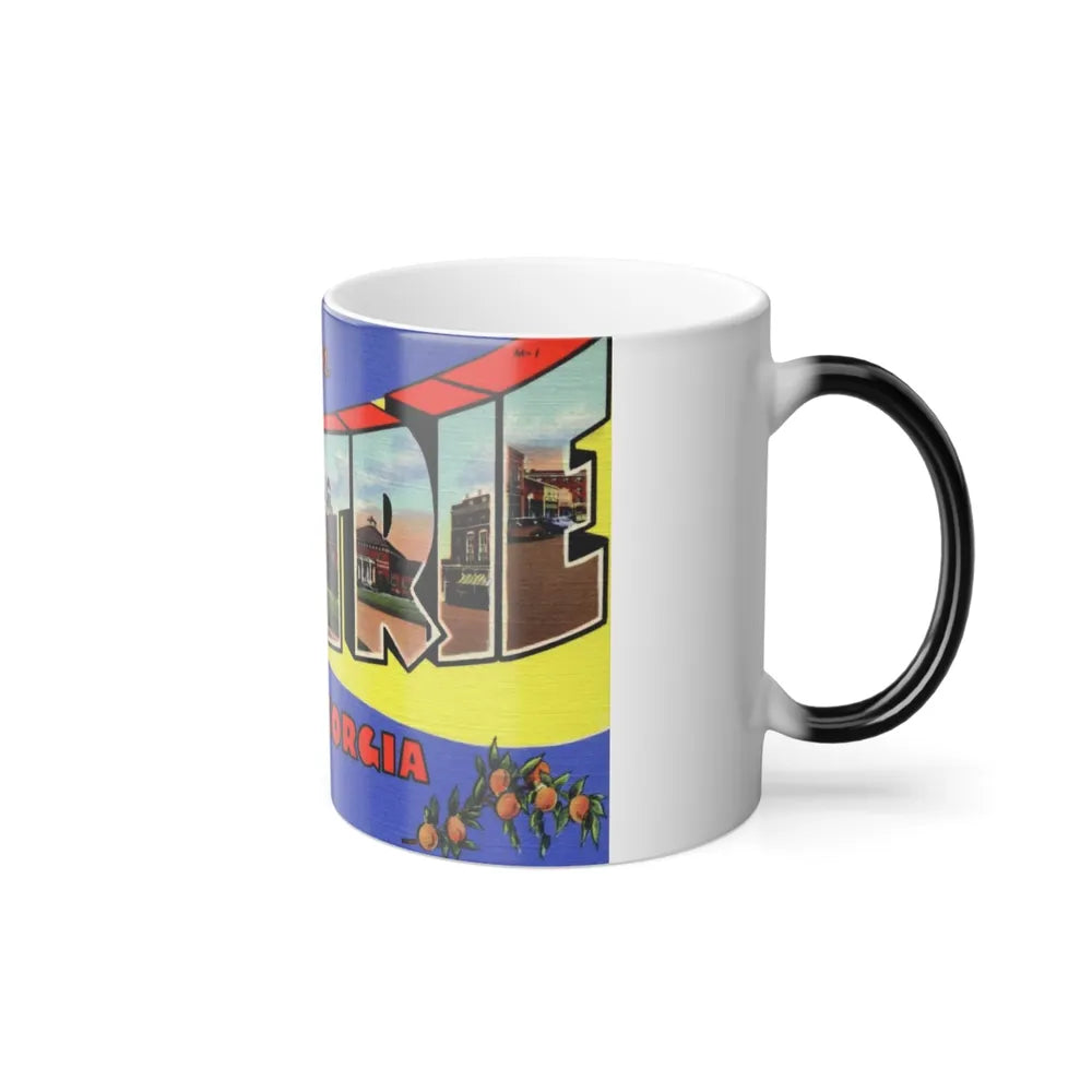 Greetings from Moultrie Georgia (Greeting Postcards) Color Changing Mug 11oz-Go Mug Yourself