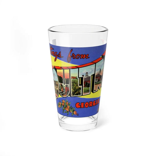 Greetings from Moultrie Georgia (Greeting Postcards) Pint Glass 16oz-16oz-Go Mug Yourself