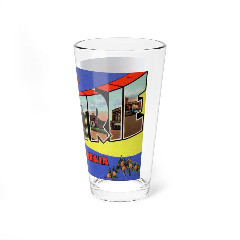 Greetings from Moultrie Georgia (Greeting Postcards) Pint Glass 16oz-Go Mug Yourself