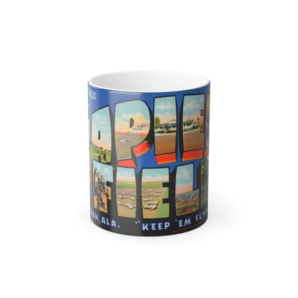 Greetings from Napier Field (Greeting Postcards) Color Changing Mug 11oz-11oz-Go Mug Yourself