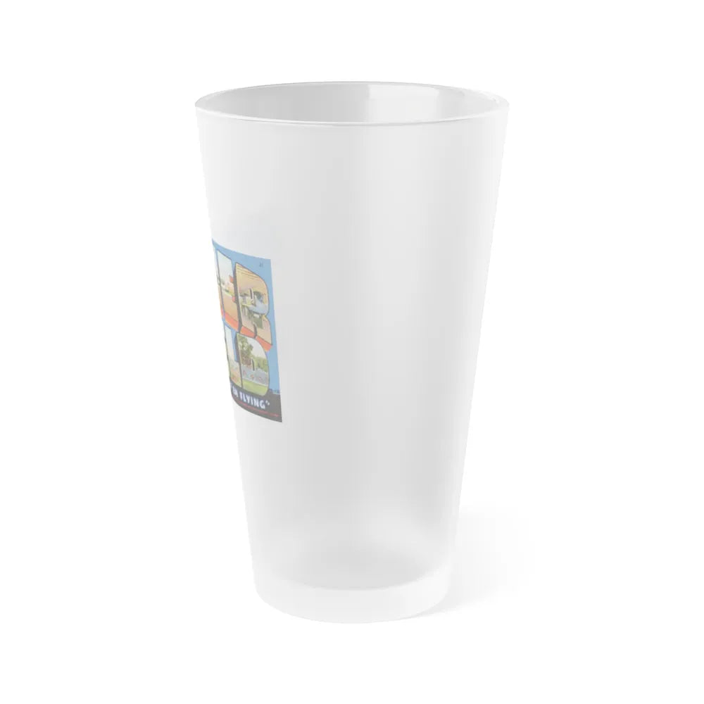 Greetings from Napier Field (Greeting Postcards) Frosted Pint Glass 16oz-Go Mug Yourself