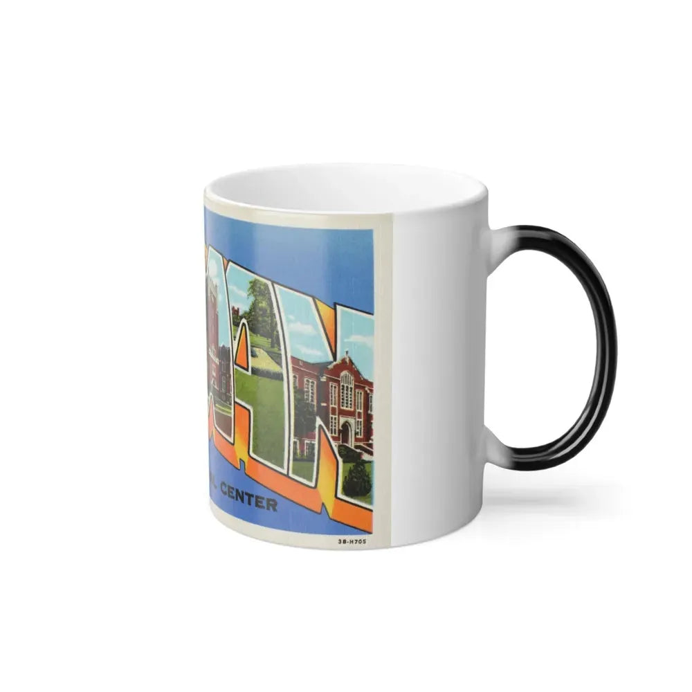 Greetings from Norman Oklahomas Naval Center (Greeting Postcards) Color Changing Mug 11oz - Go Mug Yourself