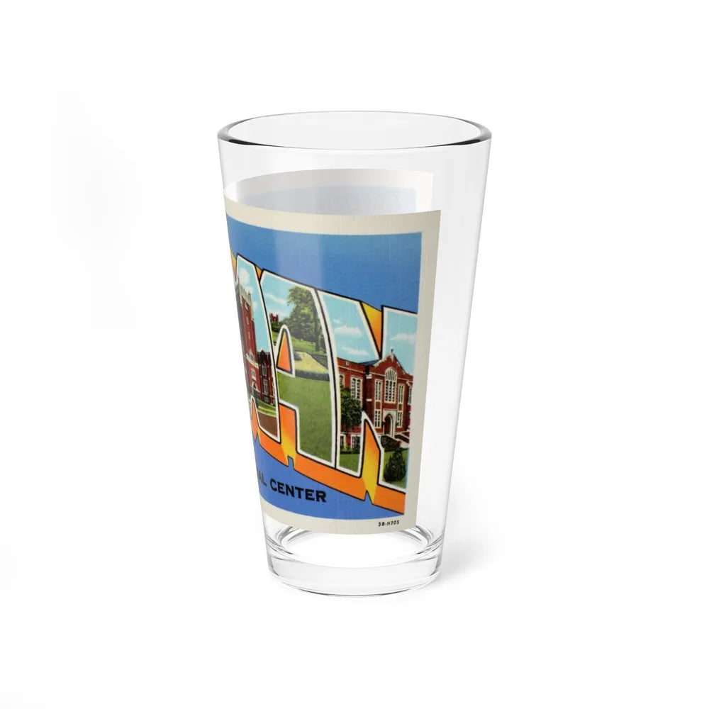 Greetings from Norman Oklahomas Naval Center (Greeting Postcards) Pint Glass 16oz-Go Mug Yourself