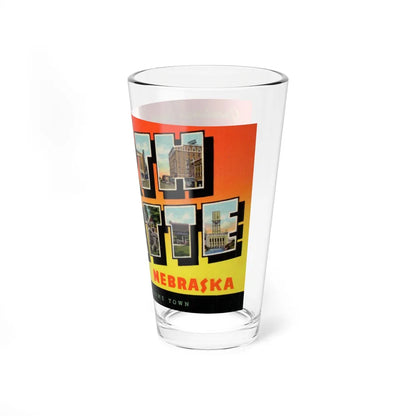 Greetings from North Platte Nebraska Buffalo Bills home town (Greeting Postcards) Pint Glass 16oz-Go Mug Yourself