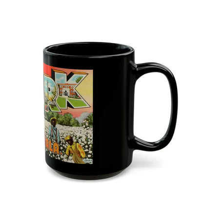 Greetings from Ozark Ala (Greeting Postcards) Black Coffee Mug - Go Mug Yourself